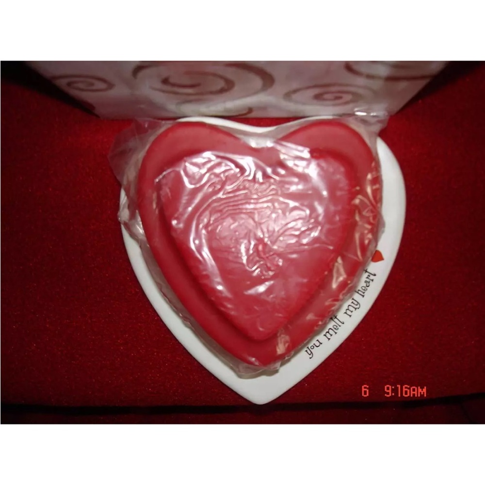 Simply Said "You Melt My Heart Candle with Plate by Amscan
